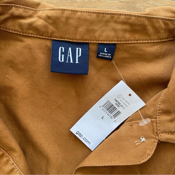 GAP NWT Brown Utility Dress Size Large - Picture 2 of 2